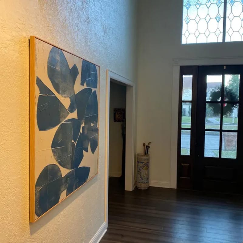 Customer photo review of Abstract Painting Canvas #AP119