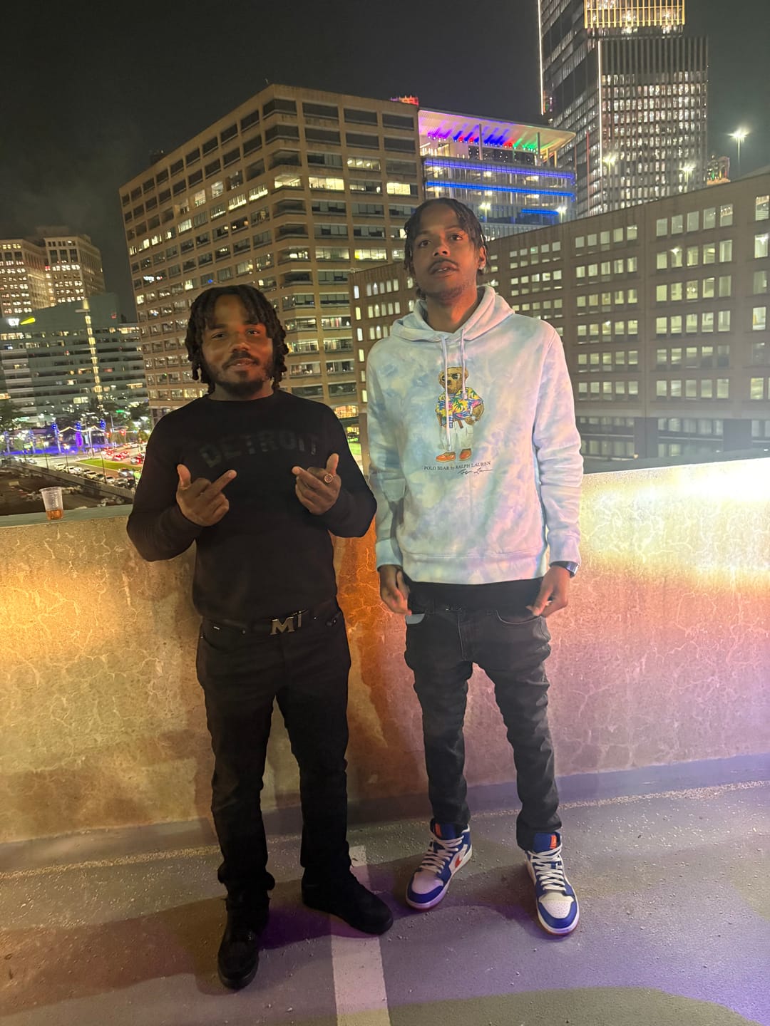 Customer photo review of Ink Detroit - Classic Crewneck Sweatshirt - Black on Black