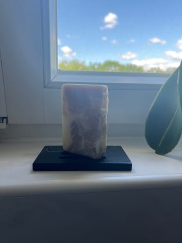 Customer photo review of 15% Lavendel mit Kamille & Kaffee Haarseife (Haarwachstum & Tiefenpflege)