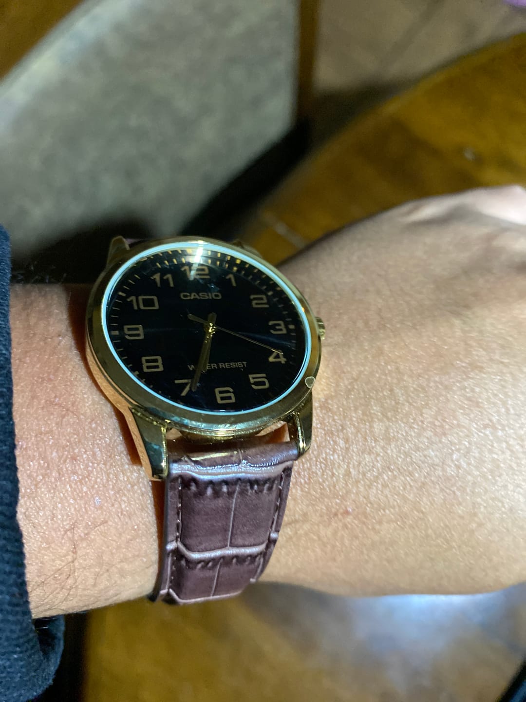 Customer photo review of Reloj Casio Análogo MTP-V001GL-1BUDF Negro Correa de Cuero