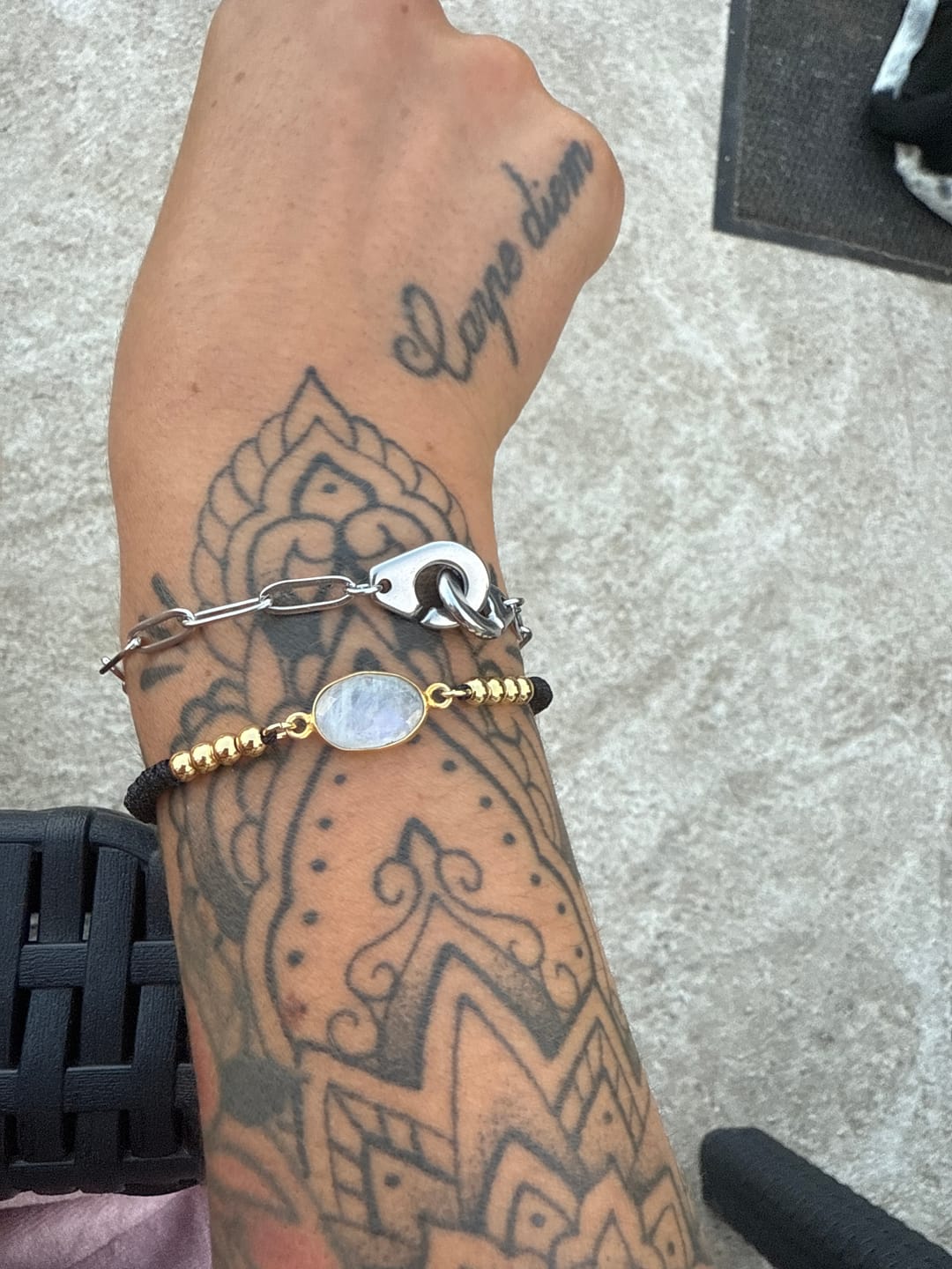 Customer photo review of Bracelet Fertilité Pierre de Lune