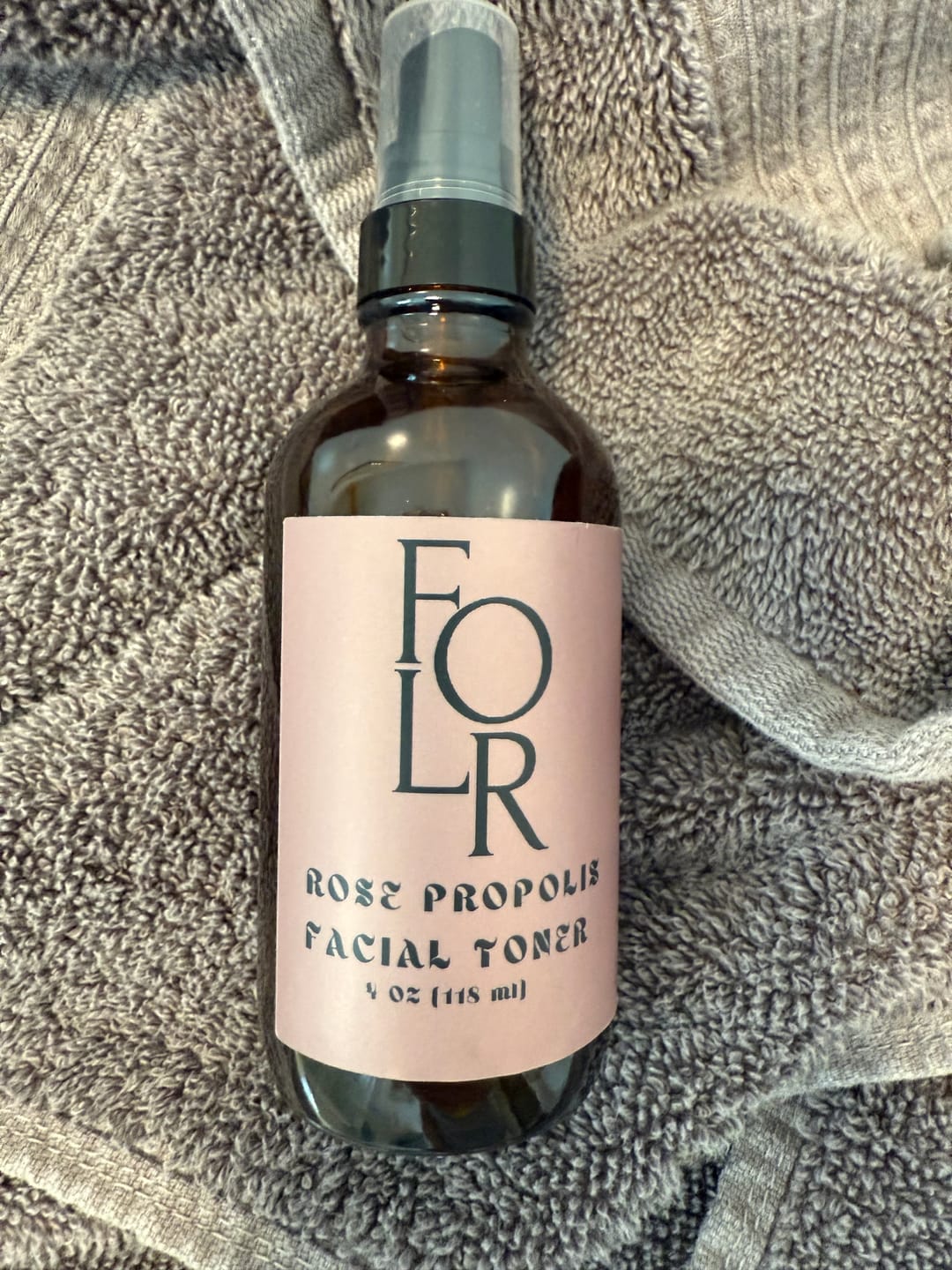 Customer photo review of Rose Propolis Facial Toner
