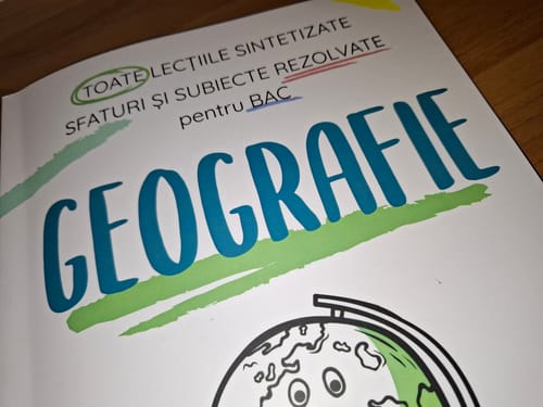 Recenzie cu fotografie de la un client despre Carte Geografie Bacalaureat Bacademia