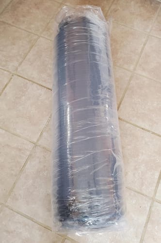 Customer photo review of HOMREST Folding Out Chair Bed, Convertible Sofa Bed with 2 Pillows, Gray Blue