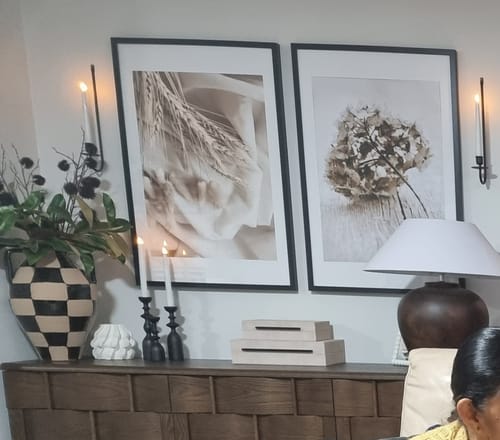 Customer photo review of Wheat & Rabbit Tails Art Print