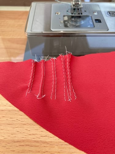Customer photo review of Pintuck Foot (9 groove) for Sewing Machines