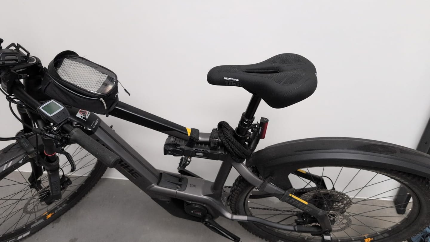 Customer photo review of Fahrradsattel ComfortOne & Sattelbezug CoverPro