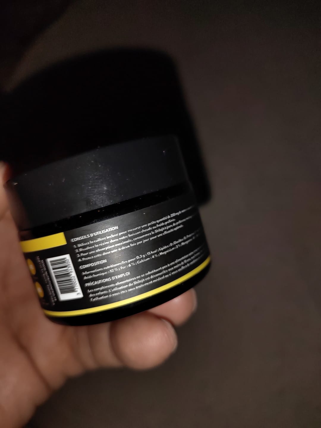 Customer photo review of SHILAJIT (RÉSINE PURE)
