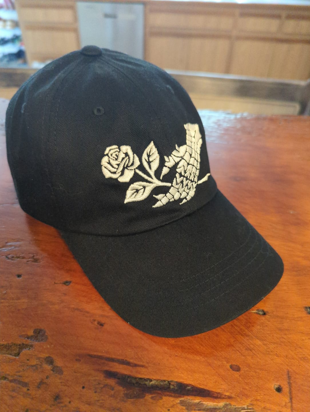 Customer photo review of Gauntlet Rose Dad Hat