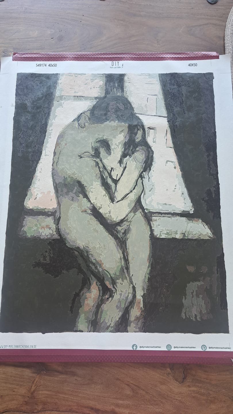 Customer photo review of Malen nach Zahlen - The Kiss - Edvard Munch
