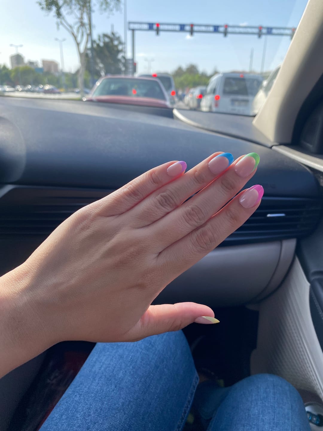 Customer photo review of Candy Tips - Short Round - 30 Adet Takma Tırnak