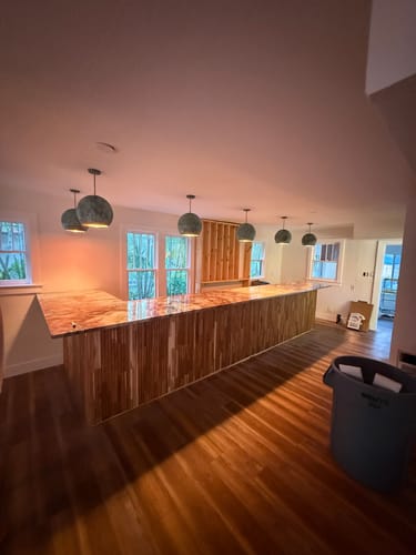 Customer photo review of Copper Patina pendant light, Ceiling Light Fixture