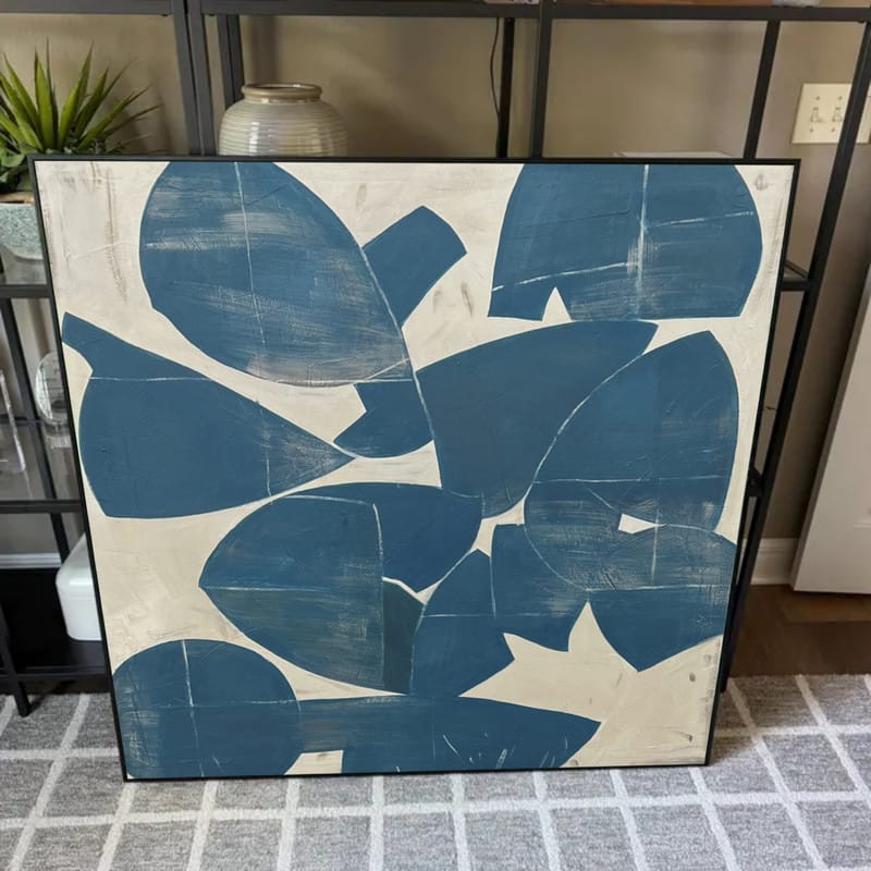Customer photo review of Abstract Painting Canvas #AP119