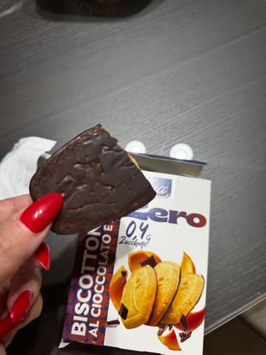 Customer photo review of Biscottoni keto al cioccolato e arancia