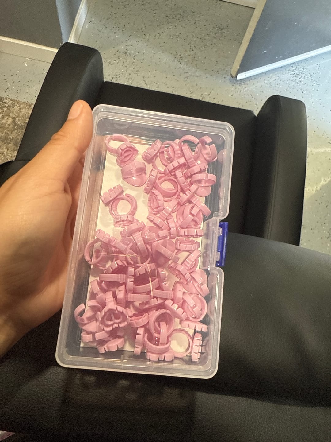 Customer photo review of 100PC Heart-Shaped Ring Cup