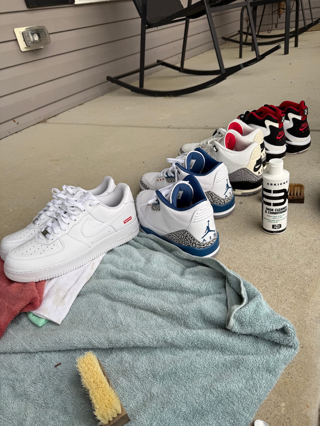 Customer photo review of 16 OZ  Shoe Cleaning Solution