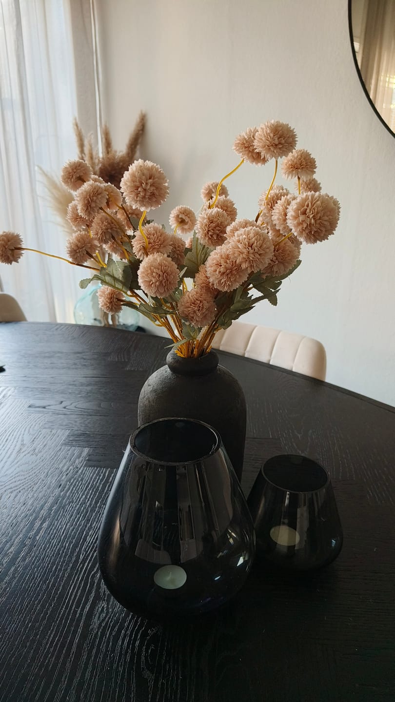 Customer photo review of Zijden Kiku Bloemen - Crème