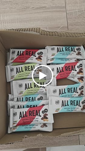 Customer video review of Peanut Choc Chip Protein Bar 50g x 12 bars