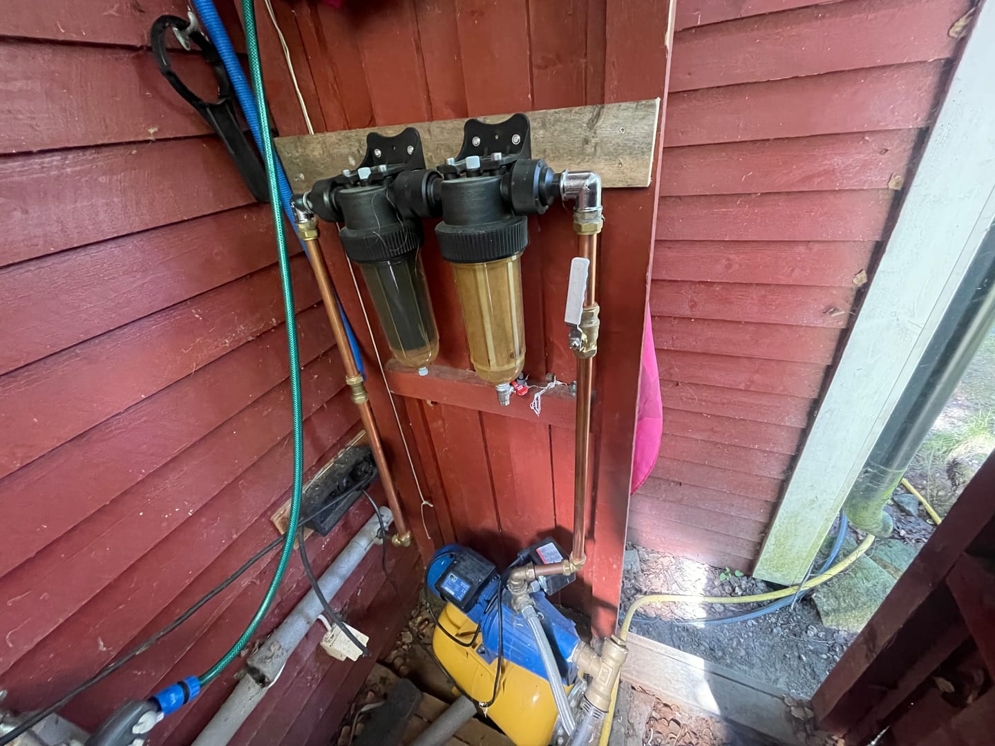 Customer photo review of Vattenfilter egen brunn NW25 Duo – Partikel och Kolfilter Cintropur