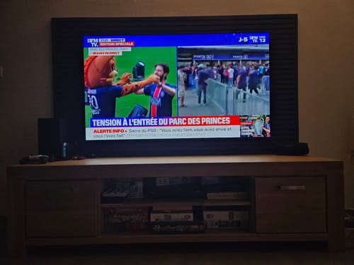 Customer photo review of Pièce de finition | Chêne Noir | Panneau acoustique en bois