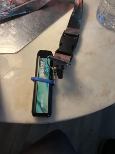 Customer photo review of Breeze Pro 0% Nicotine Disposable Vape