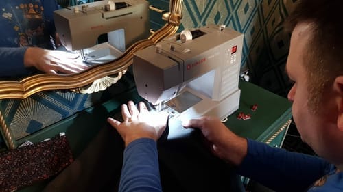 Customer photo review of Singer Heavy Duty HD6605 Sewing Machine - 100 stitch patterns, needle up/down - New 2025 model