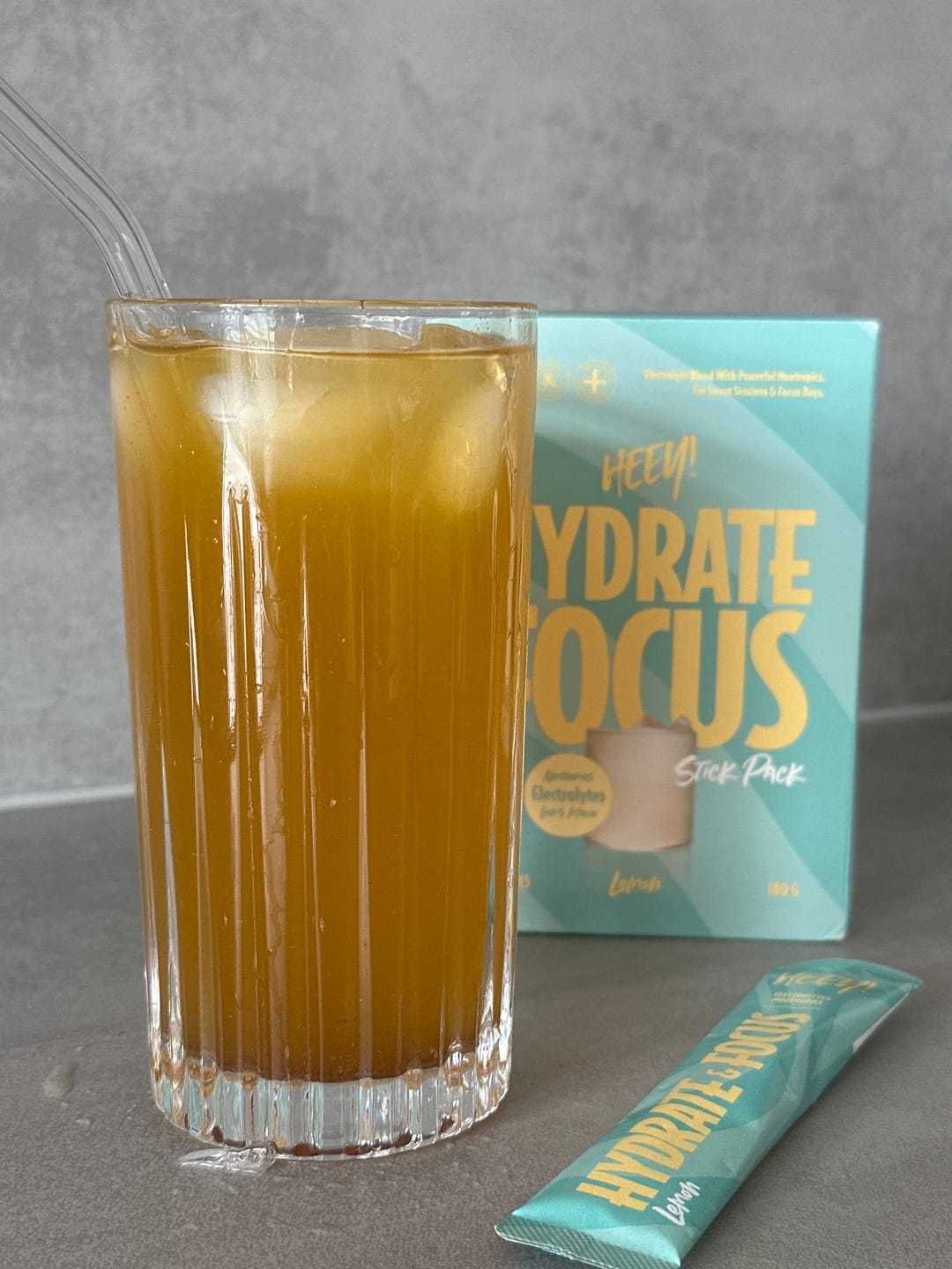 Customer photo review of Hydrate & Focus Electrolytes + Lions Mane (Stick Pack)
