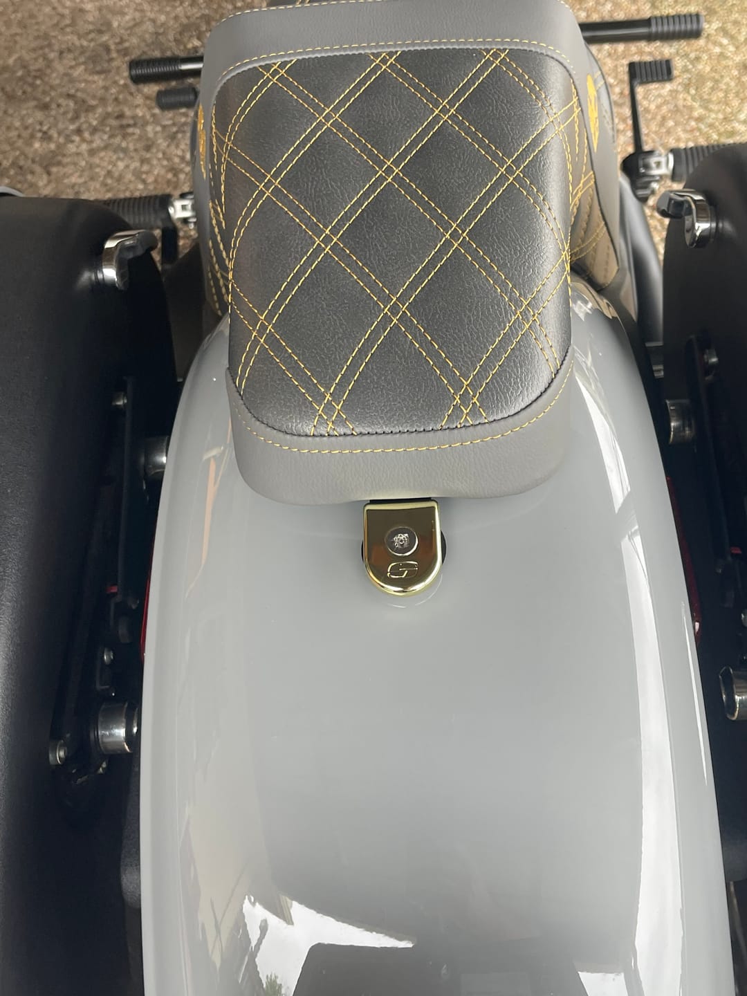 Customer photo review of SADDLEMEN GOLD SECURITY SCREW