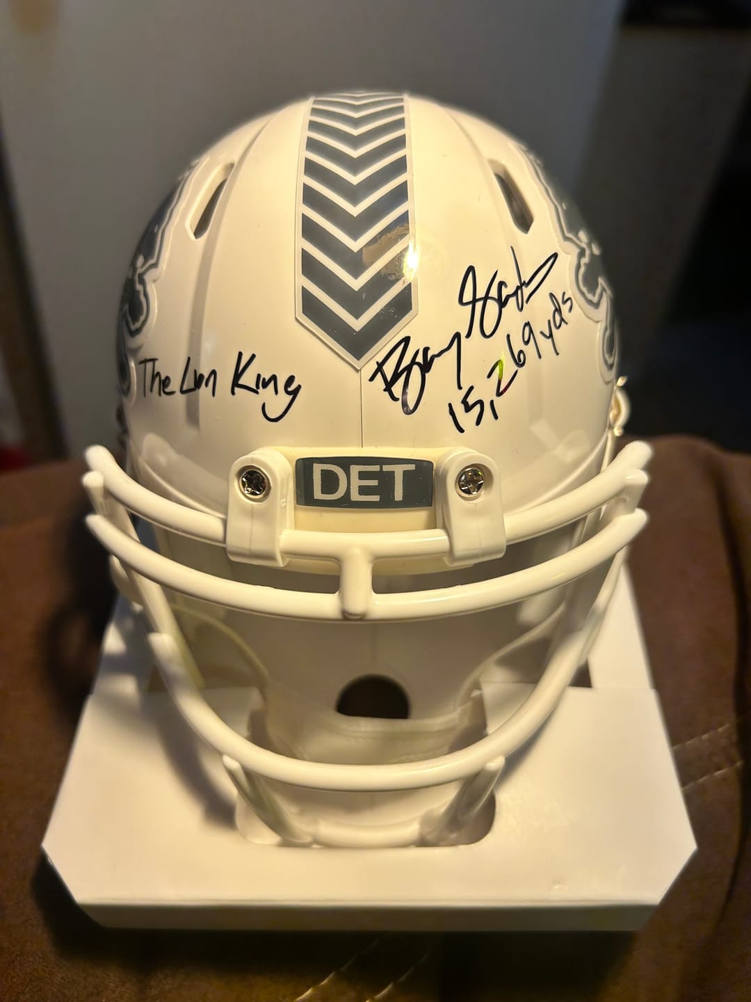 Customer photo review of Barry Sanders Autograph Signing