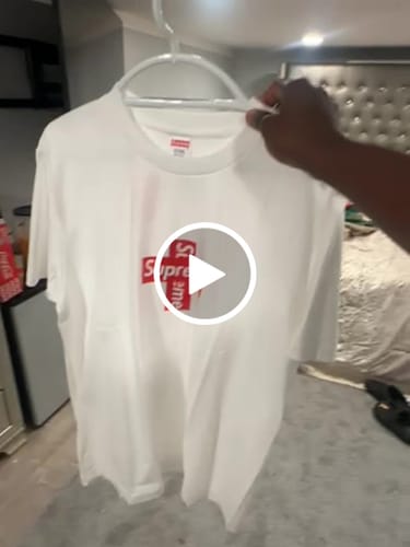 Customer video review of Supreme Cross Box Logo Tee