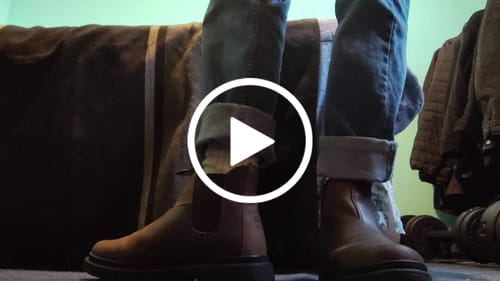 Customer video review of Botín Original 2.0 Café Rústico Hombre