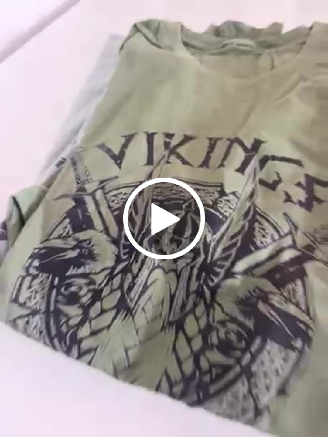 Customer video review of Viking Odin T-shirt