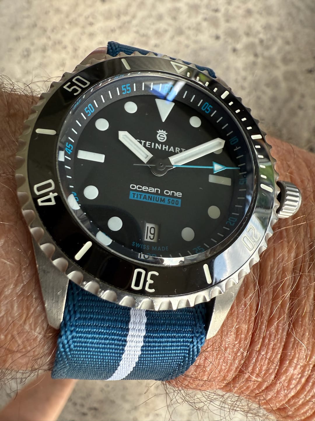 Customer photo review of Nautilus One - Cabana Blue