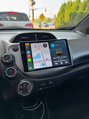Customer photo review of Honda Jazz/Fit 2008-2013 — Premium 10.1” Carplay & Android Auto Head Unit