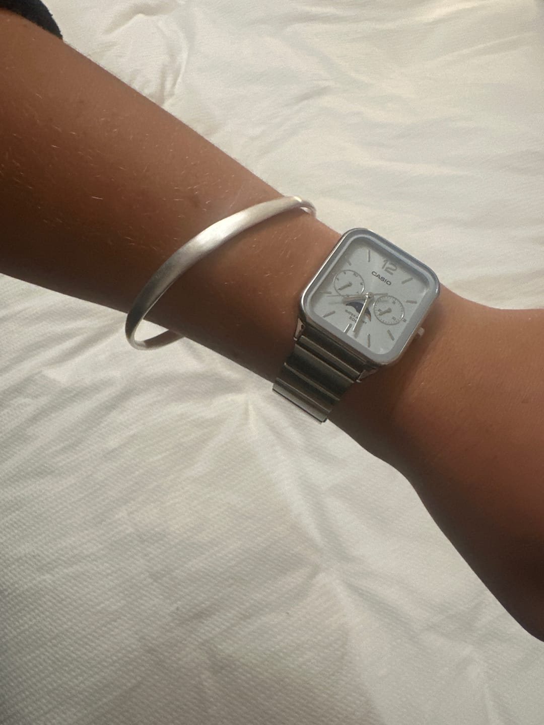 Customer photo review of BRUSHED BANGLE - SILVER
