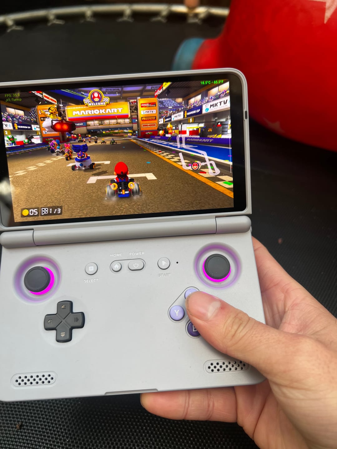 Customer photo review of Consola Retro Retroid Pocket Flip 2