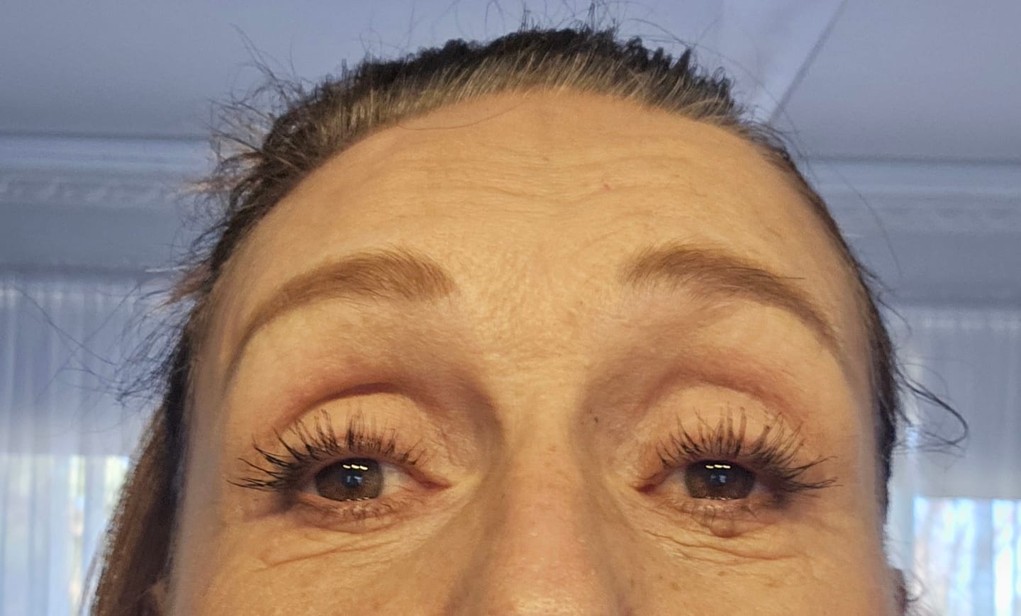 Customer photo review of Purely Lashes Lash Growth Serum