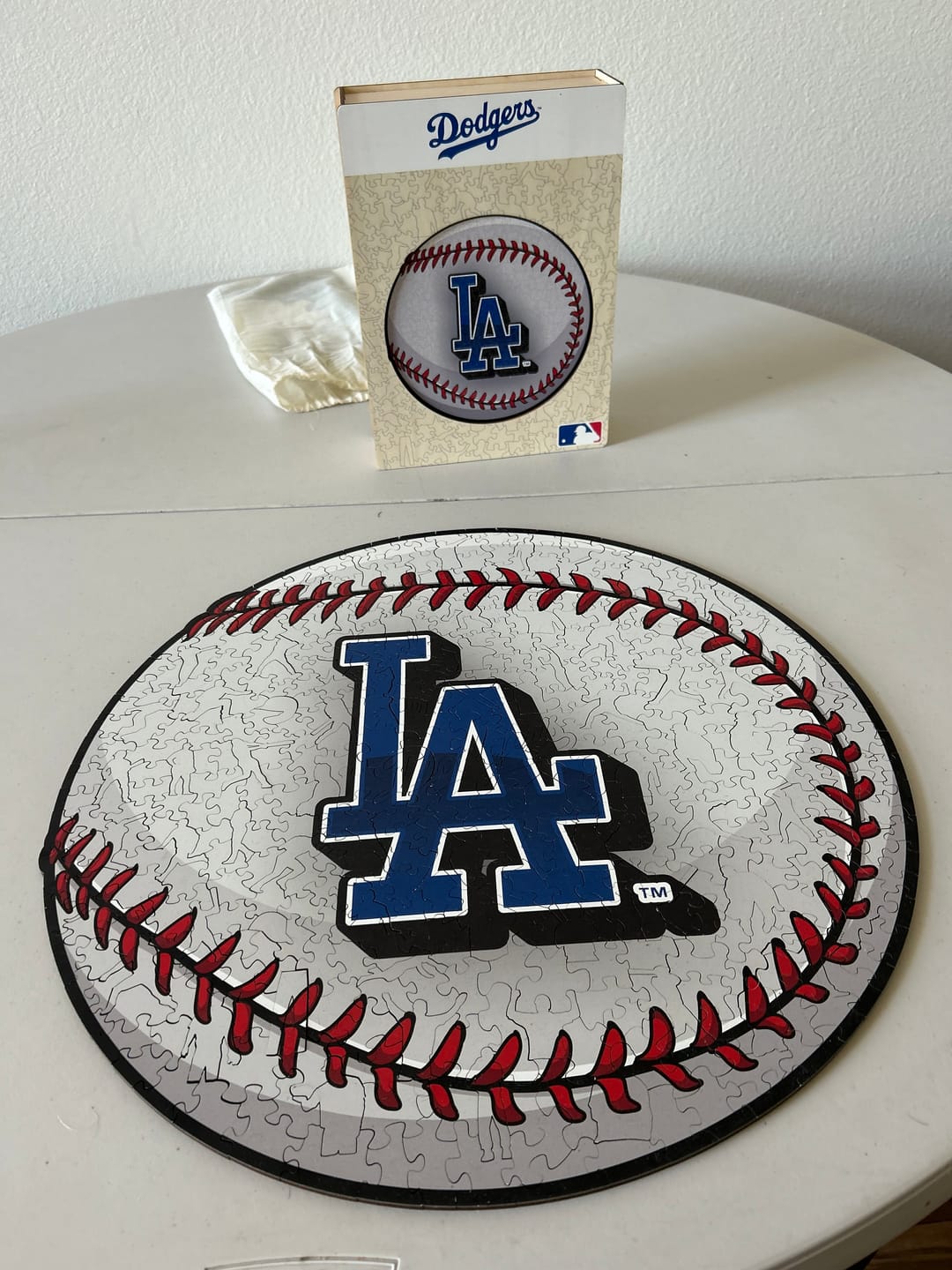 Customer photo review of Los Angeles Dodgers™ - Wooden Puzzle