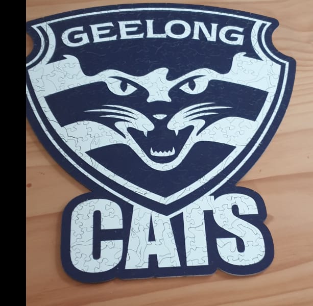 Customer photo review of Geelong FC Logo - Wooden Puzzle