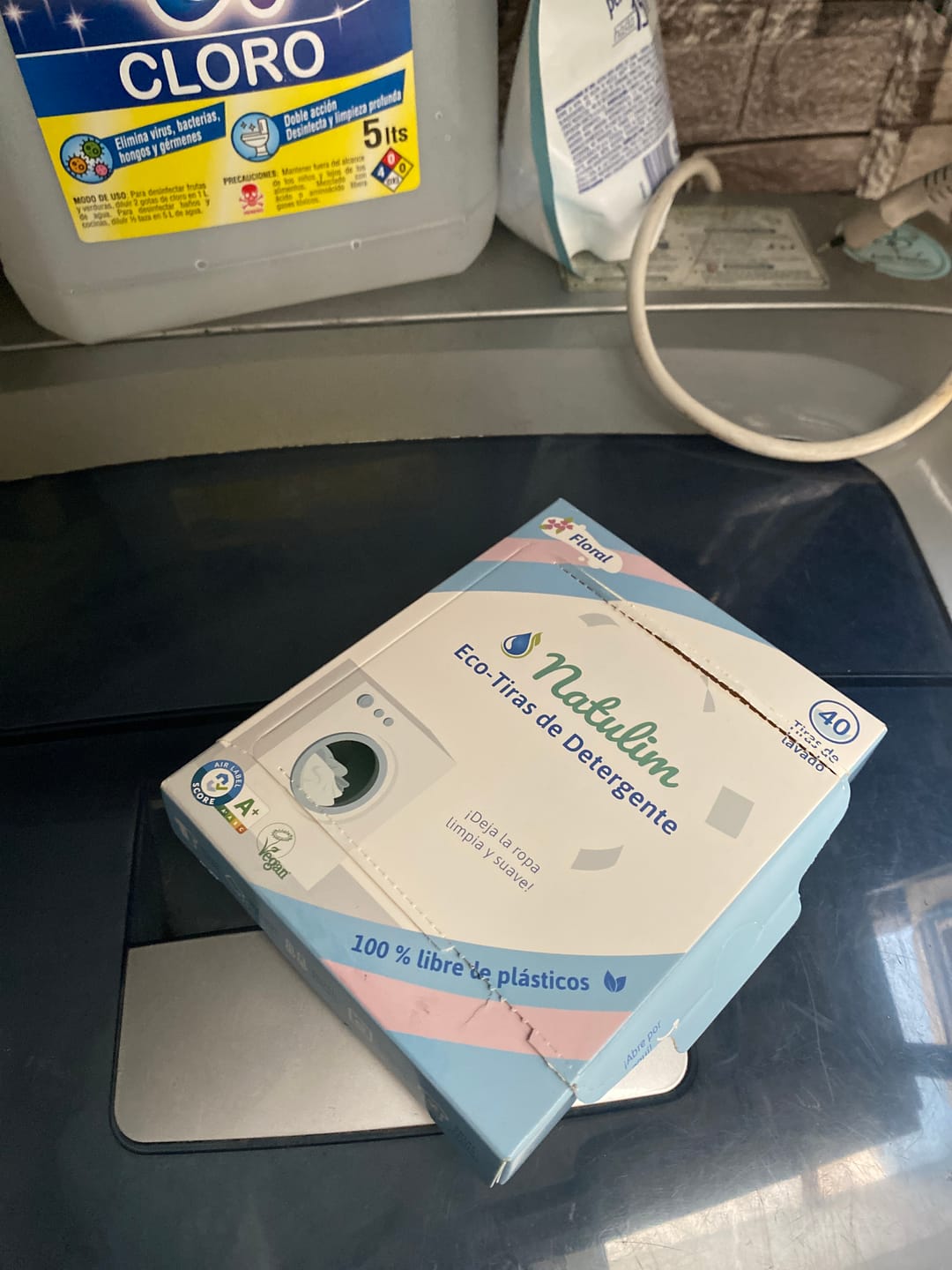 Customer photo review of Eco-Tiras de lavar Natulim - 40 lavados