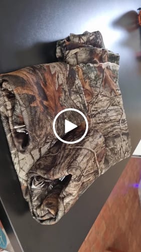 Customer video review of Filet de camouflage militaire