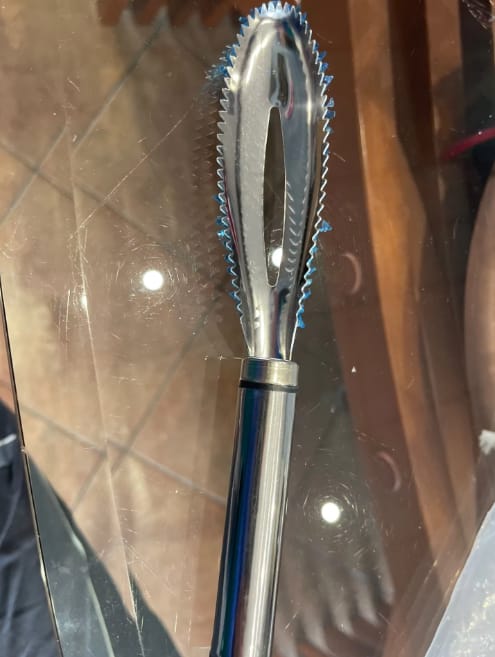 Customer photo review of Easy Fish Scales Scraper