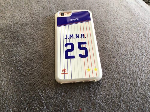 Customer photo review of Coque foot EQUIPE DE FRANCE 2024 EXTERIEUR personnalisable - TEAMCOQUES