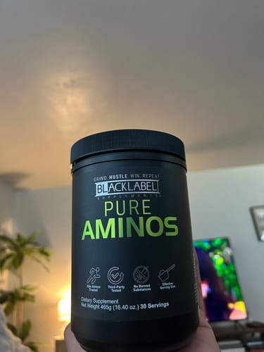 Customer photo review of PURE AMINOS