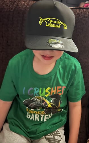 Customer photo review of 80Eighty® Limited Edition LimeFury Hat