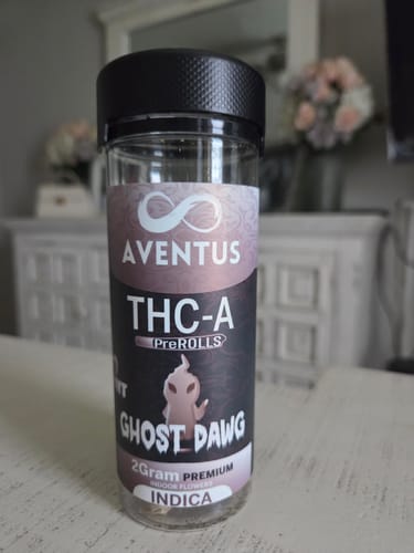 Customer photo review of THC-A pre-rolls Jar of 10 x 2G Ghost Dawg INDICA
