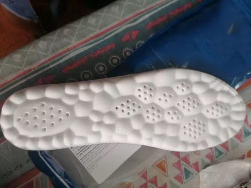 Customer photo review of Armadilo Orthopedic Massage Insoles