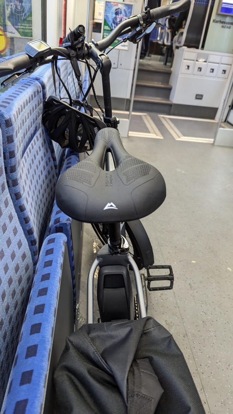 Customer photo review of Fahrradsattel ComfortOne & Sattelbezug CoverPro