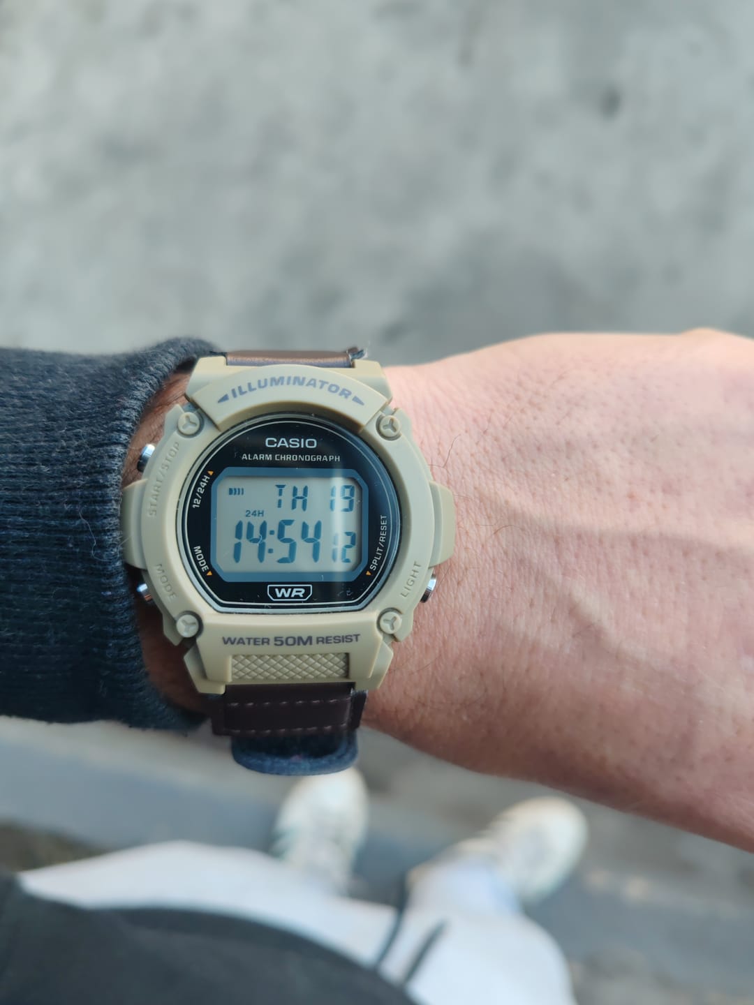 Customer photo review of Reloj Casio Vintage W-219HB-5AVDF Digital Outdoor Velcro