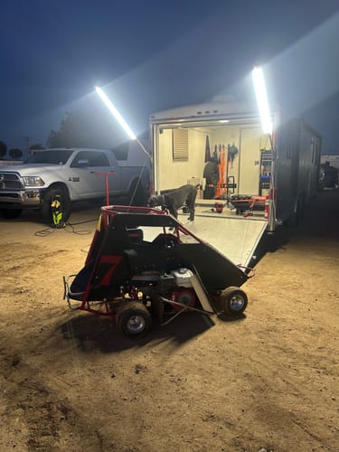 Customer photo review of Racing Pit Light Kit - 20,000 Lumens
